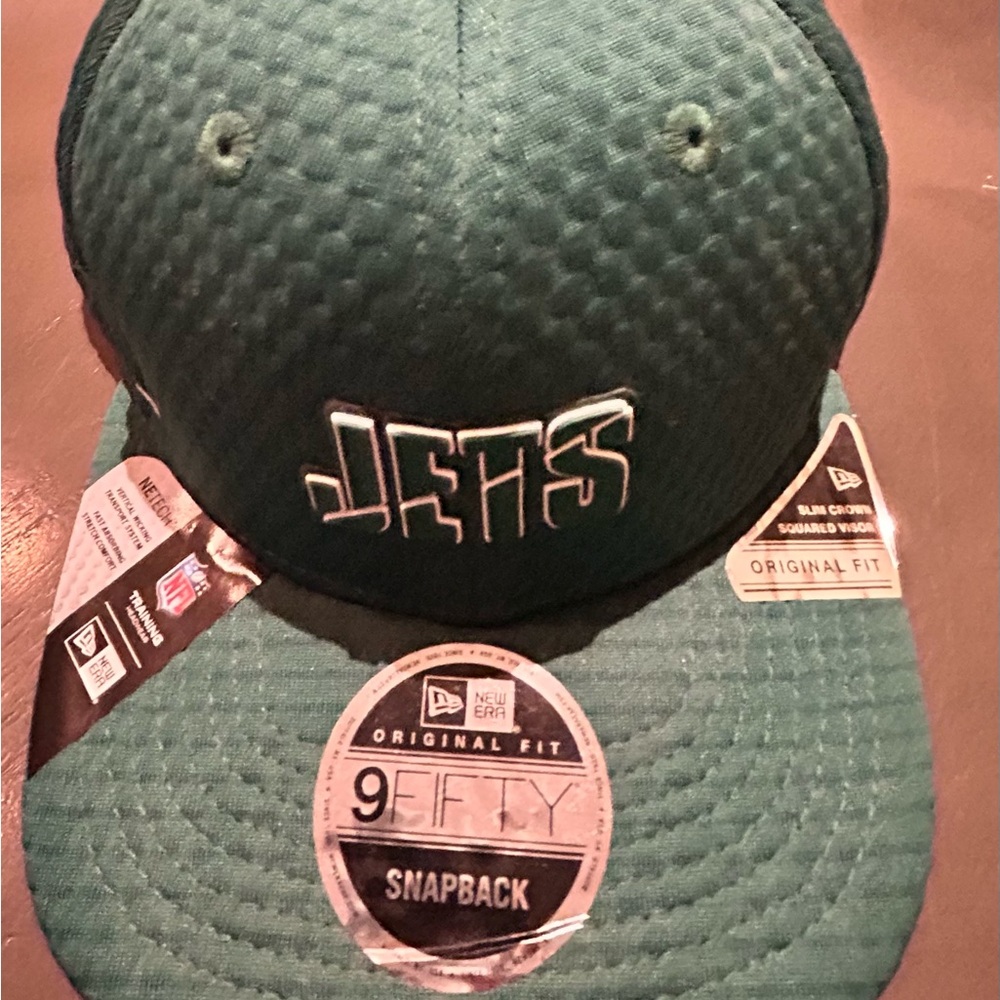 Jets Dark Green 9 Fifty adjustable band hat